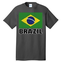 Vintage Brazil Flag Tall T-Shirt