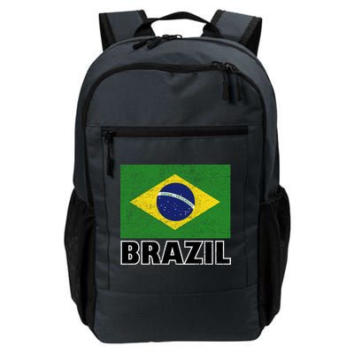 Vintage Brazil Flag Backpack