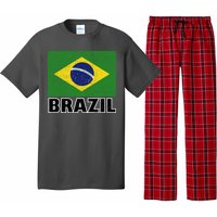 Vintage Brazil Flag Pajama Set