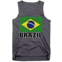 Vintage Brazil Flag Tank Top