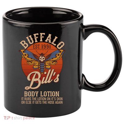 Vintage Buffalo Bill's Body Lotion Est 1991 Silence Of the Lambs 11oz C Handle Ceramic Mug