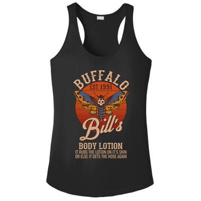 Vintage Buffalo Bill's Body Lotion Est 1991 Silence Of the Lambs Ladies PosiCharge Competitor Racerback Tank