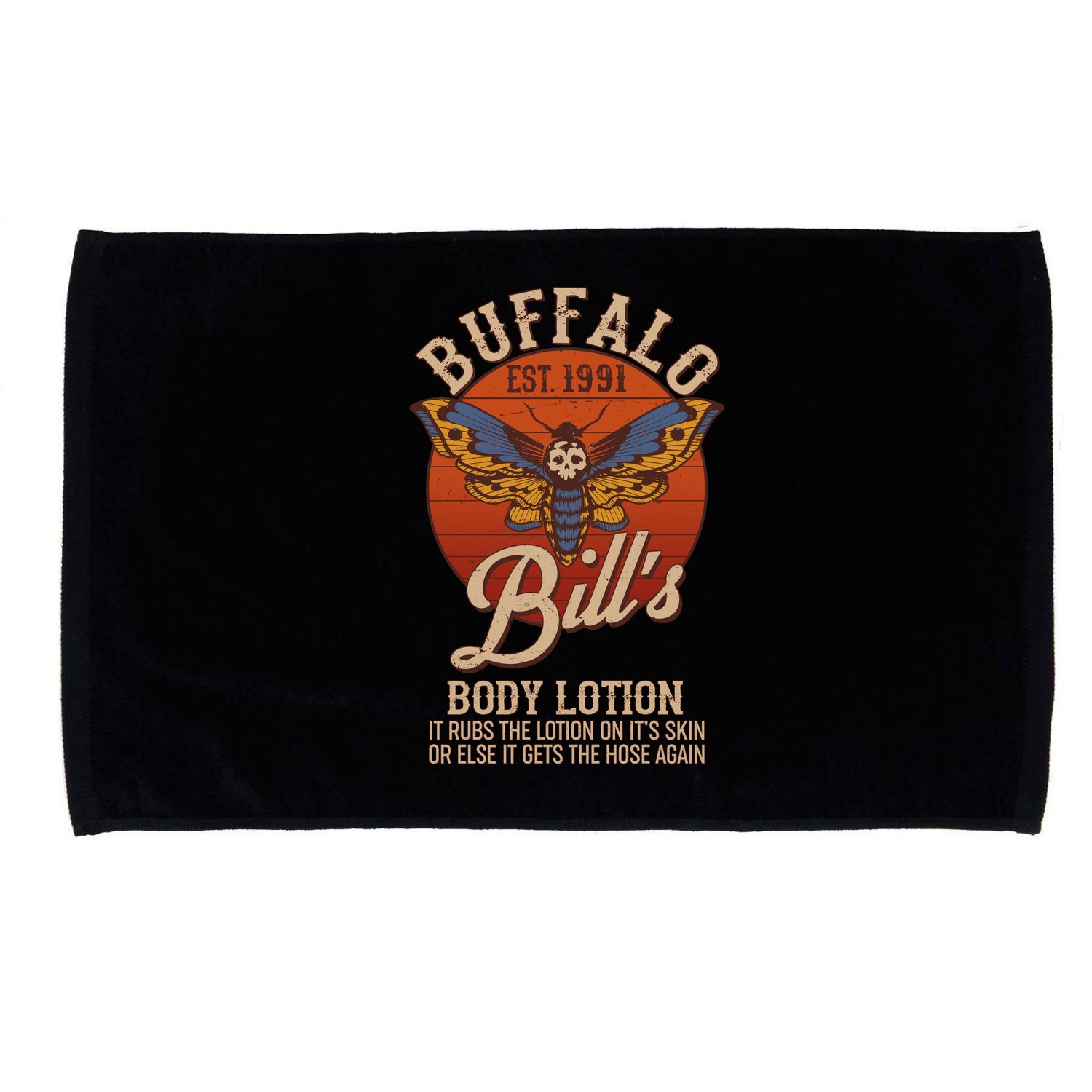 Vintage Buffalo Bill's Body Lotion Est 1991 Silence Of the Lambs Microfiber Hand Towel
