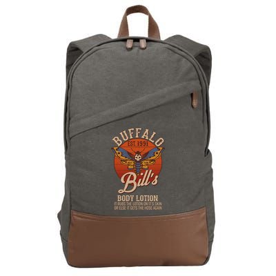 Vintage Buffalo Bill's Body Lotion Est 1991 Silence Of the Lambs Cotton Canvas Backpack