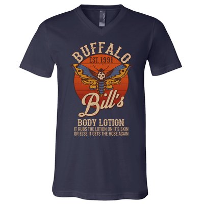 Vintage Buffalo Bill's Body Lotion Est 1991 Silence Of the Lambs V-Neck T-Shirt