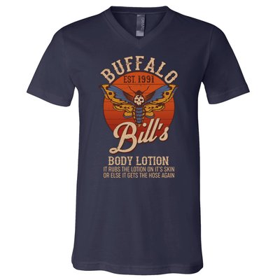 Vintage Buffalo Bill's Body Lotion Est 1991 Silence Of the Lambs V-Neck T-Shirt