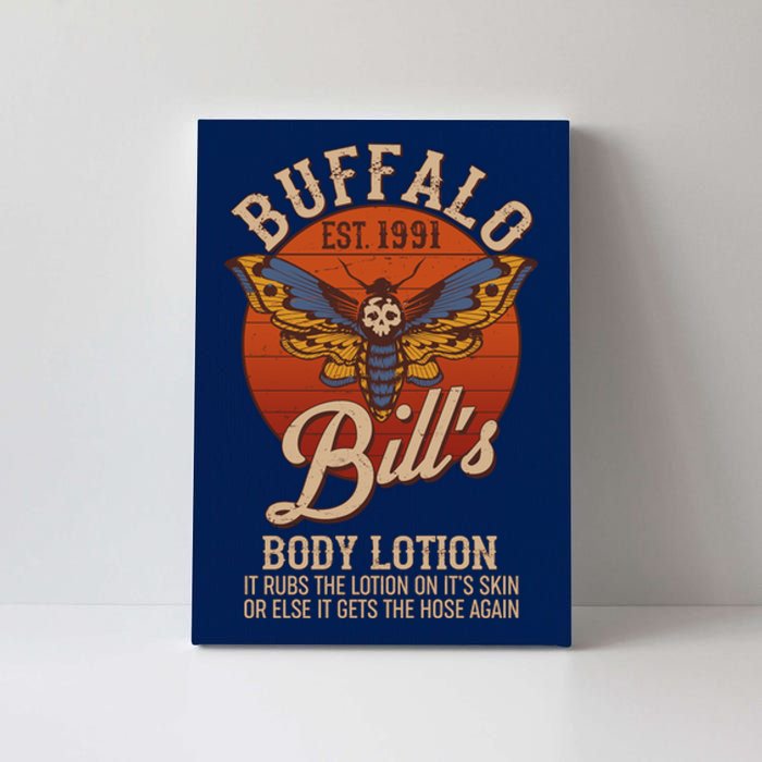 Vintage Buffalo Bill's Body Lotion Est 1991 Silence Of the Lambs Canvas