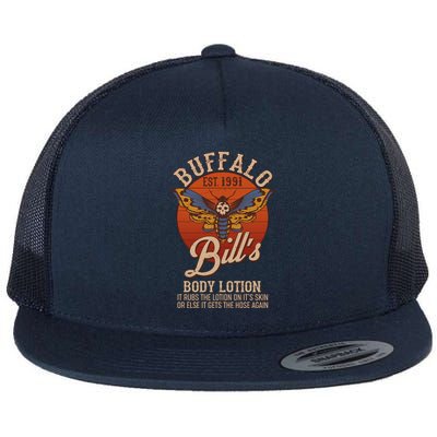 Vintage Buffalo Bill's Body Lotion Est 1991 Silence Of the Lambs Flat Bill Trucker Hat