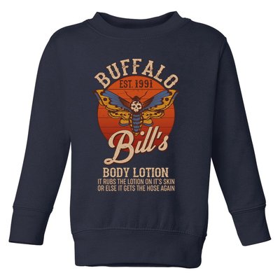 Vintage Buffalo Bill's Body Lotion Est 1991 Silence Of the Lambs Toddler Sweatshirt