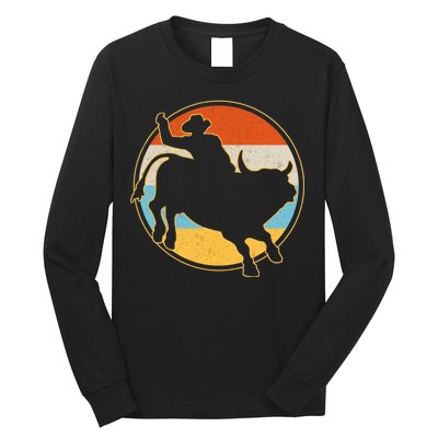 Vintage Bull Riding Rodeo Long Sleeve Shirt