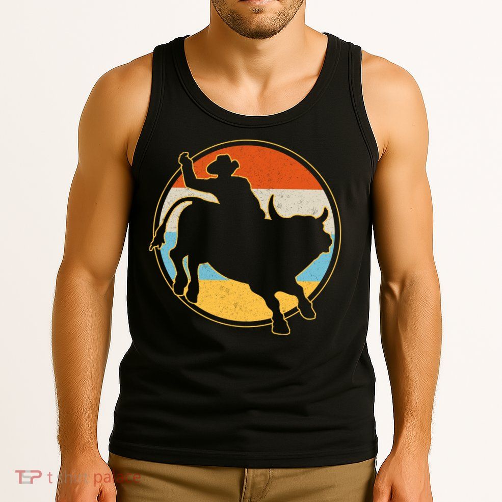 Vintage Bull Riding Rodeo Tank Top