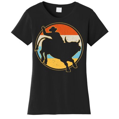 Vintage Bull Riding Rodeo Women's T-Shirt