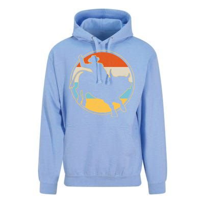 Vintage Bull Riding Rodeo Unisex Surf Hoodie