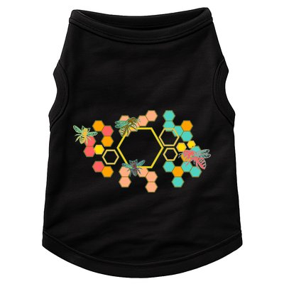 Vintage Bumblebee Hive Pattern Doggie Tank