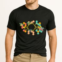 Vintage Bumblebee Hive Pattern Performance Shirt