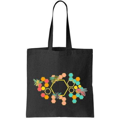 Vintage Bumblebee Hive Pattern Bag