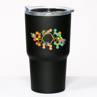 Vintage Bumblebee Hive Pattern Tumbler
