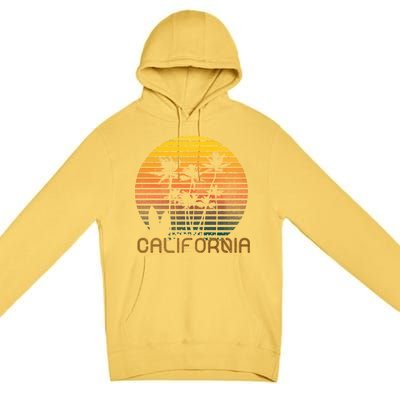 Vintage California  Premium Pullover Hoodie