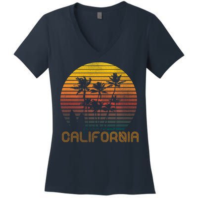 Vintage California  Women's V-Neck T-Shirt
