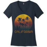 Vintage California  Women's V-Neck T-Shirt