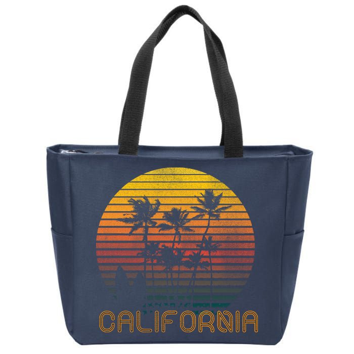 Vintage California  Zip Tote Bag