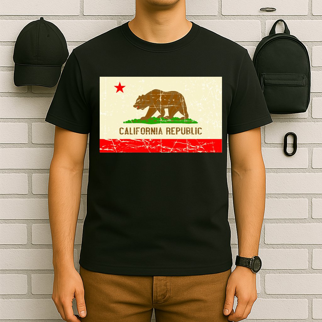 Vintage California Republic Flag T-Shirt