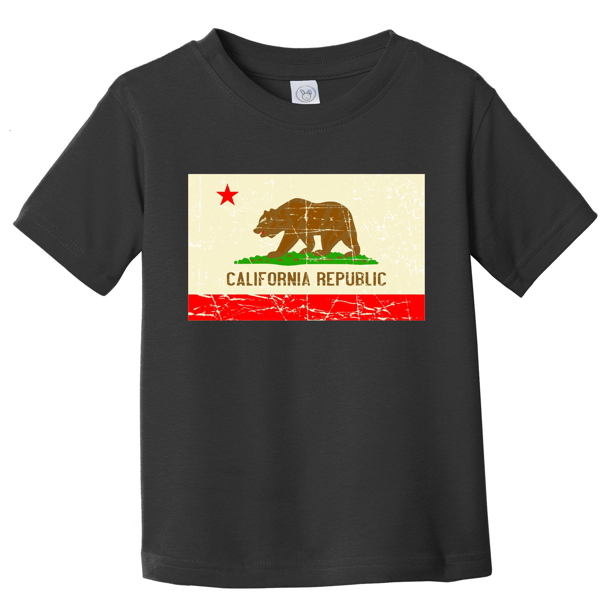 Vintage California Republic Flag Toddler T-Shirt