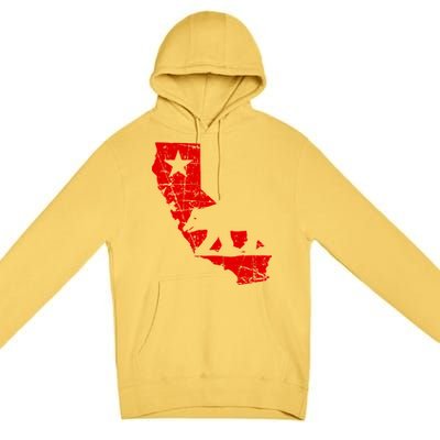 Vintage California Republic State Bear Premium Pullover Hoodie