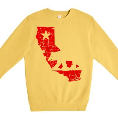 Vintage California Republic State Bear Premium Crewneck Sweatshirt