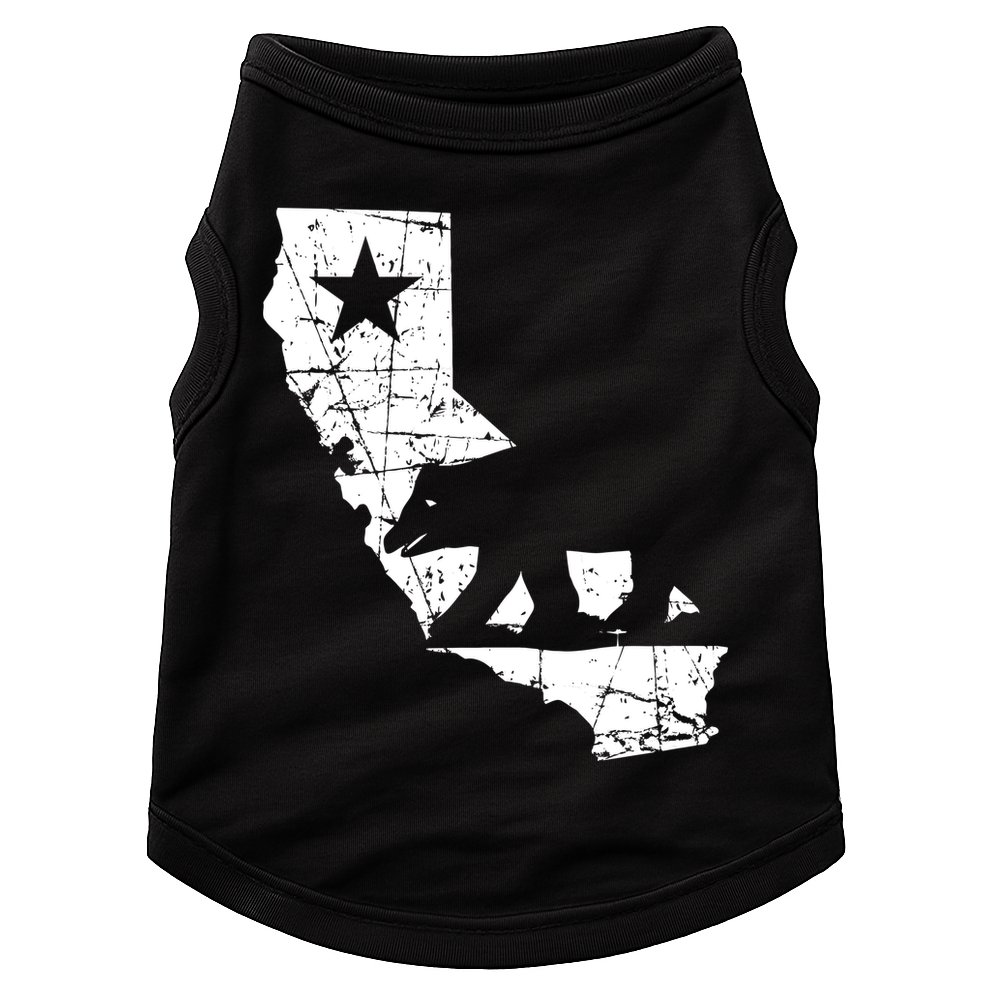 Vintage California Republic State Bear Doggie Tank