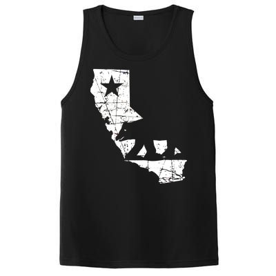 Vintage California Republic State Bear PosiCharge Competitor Tank