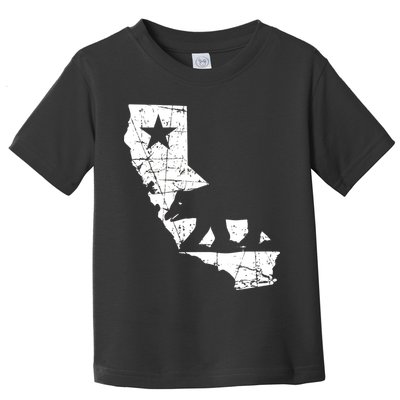 Vintage California Republic State Bear Toddler T-Shirt