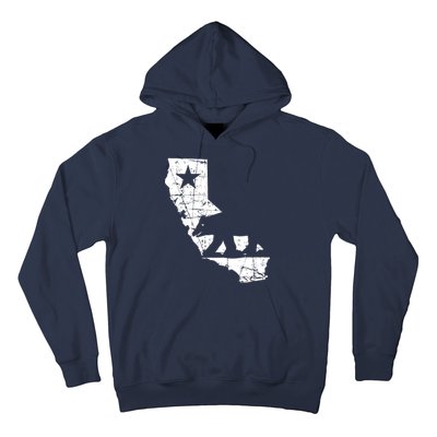 Vintage California Republic State Bear Hoodie