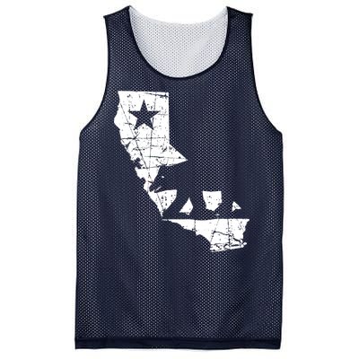 Vintage California Republic State Bear Mesh Reversible Basketball Jersey Tank