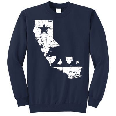 Vintage California Republic State Bear Tall Sweatshirt