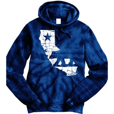 Vintage California Republic State Bear Tie Dye Hoodie