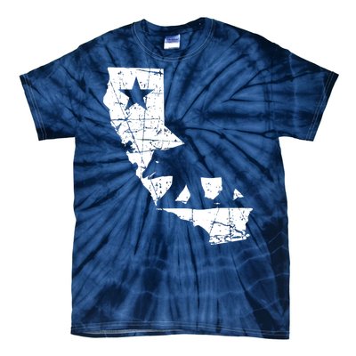 Vintage California Republic State Bear Tie-Dye T-Shirt