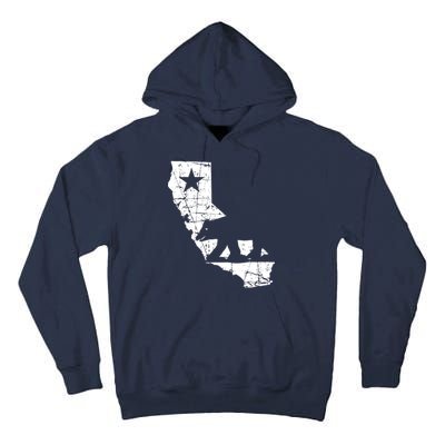 Vintage California Republic State Bear Tall Hoodie