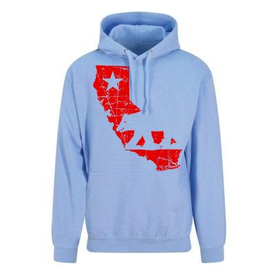 Vintage California Republic State Bear Unisex Surf Hoodie