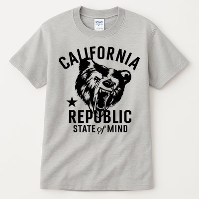 Vintage California Republic State Of Mind Tall T-Shirt