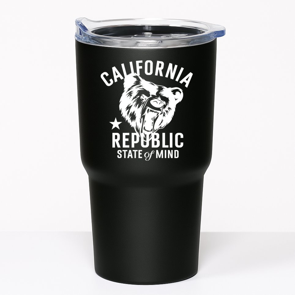 Vintage California Republic State Of Mind Tumbler