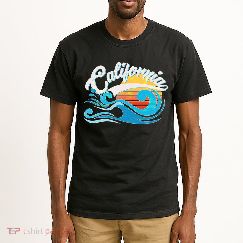 Vintage California Wave Logo Tall T-Shirt