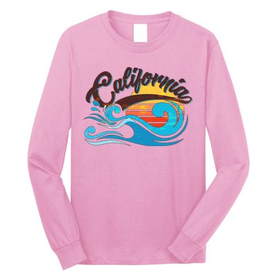 Vintage California Wave Logo Long Sleeve Shirt