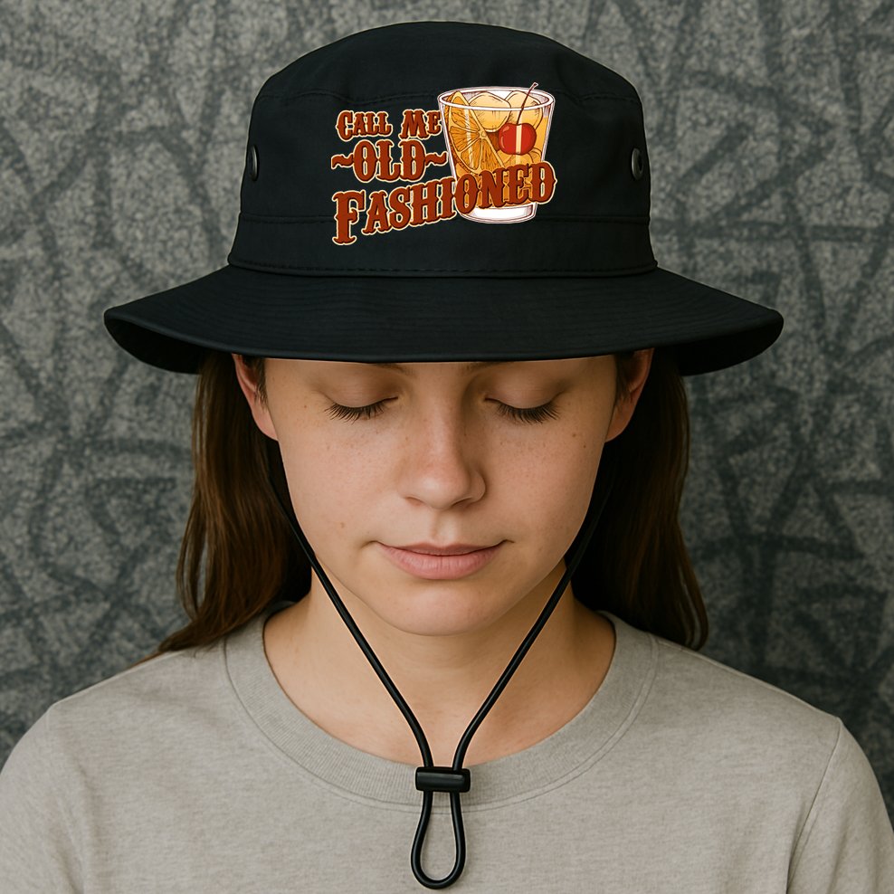 Vintage Call Me Old Fashioned Bucket Hat