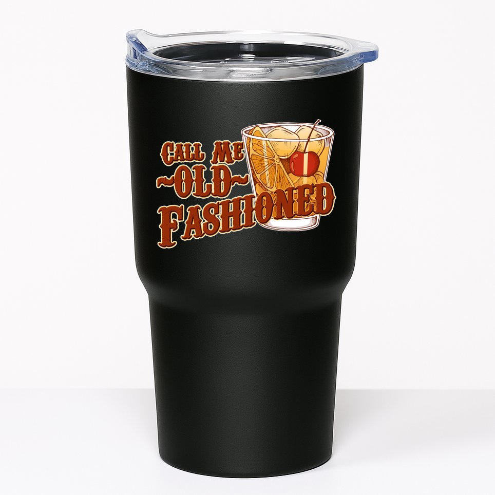 Vintage Call Me Old Fashioned Tumbler