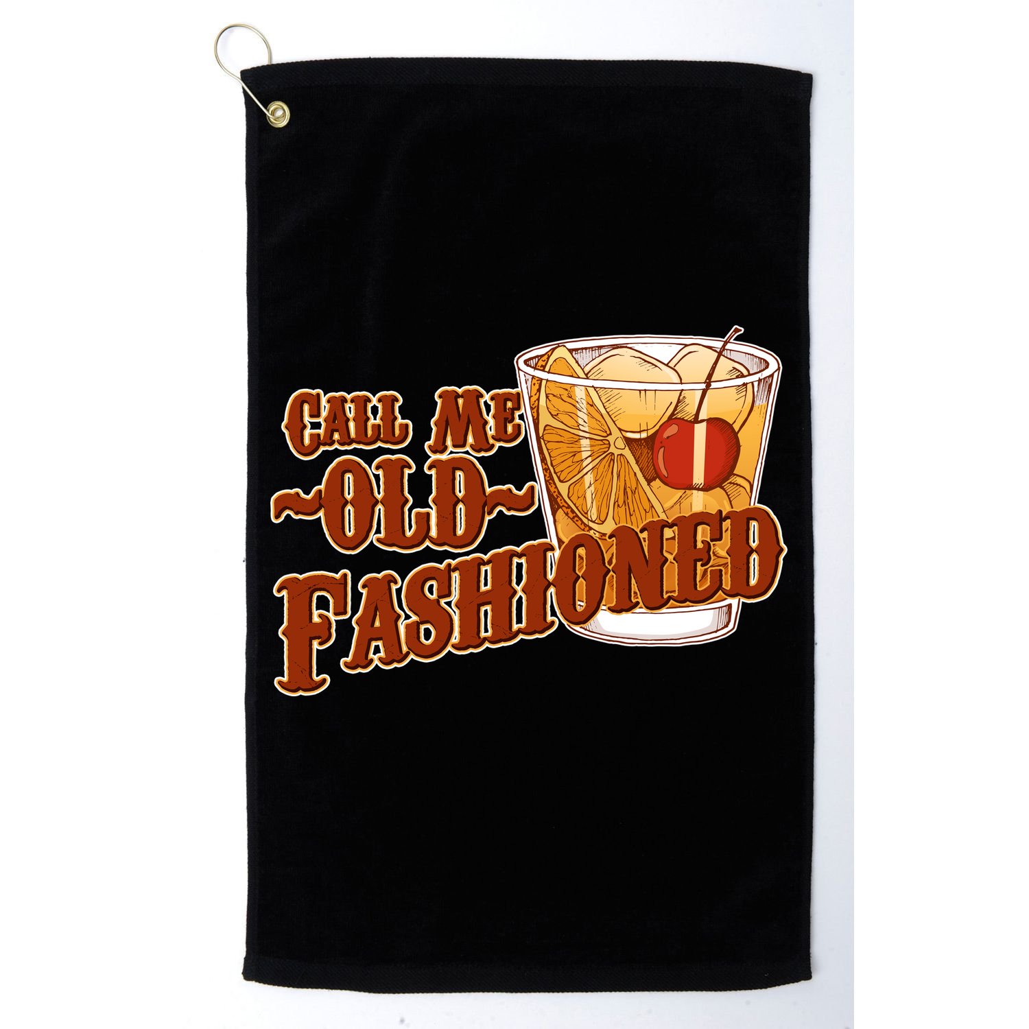 Vintage Call Me Old Fashioned Golf Towel