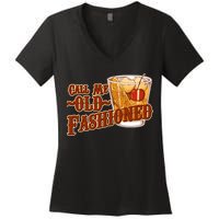 Vintage Call Me Old Fashioned Women's V-Neck T-Shirt