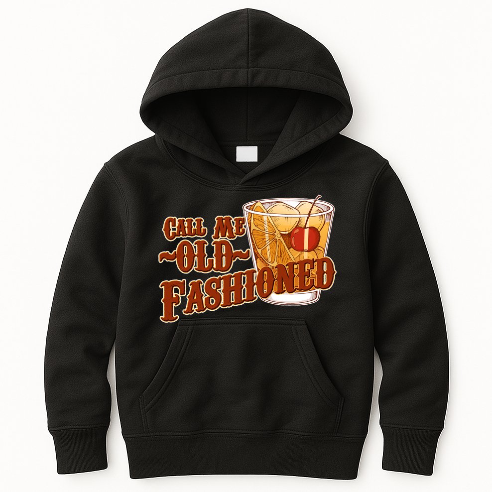 Vintage Call Me Old Fashioned Kids Hoodie