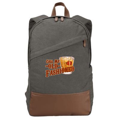 Vintage Call Me Old Fashioned Cotton Canvas Backpack