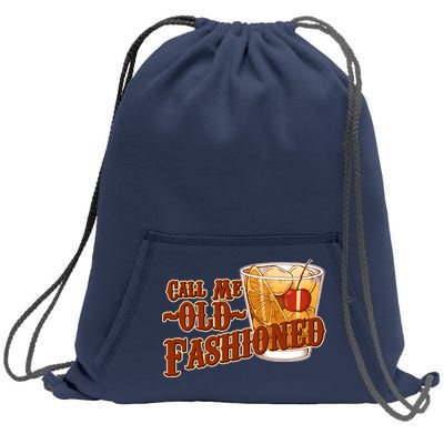 Vintage Call Me Old Fashioned Sweatshirt Cinch Pack Bag